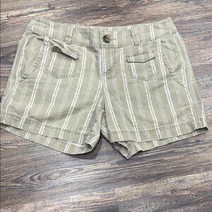 DKNY cotton striped shorts